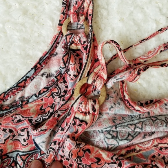 Coral Tank Top, 100% Rayon Size L - Picture 5 of 7